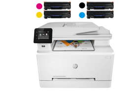 HP LaserJet Pro MFP M283cdw, Print, Copy, Scan, Duplex Printing, USB, Network, Wi-Fi, Refurbished Color Printer | Gitex Offers